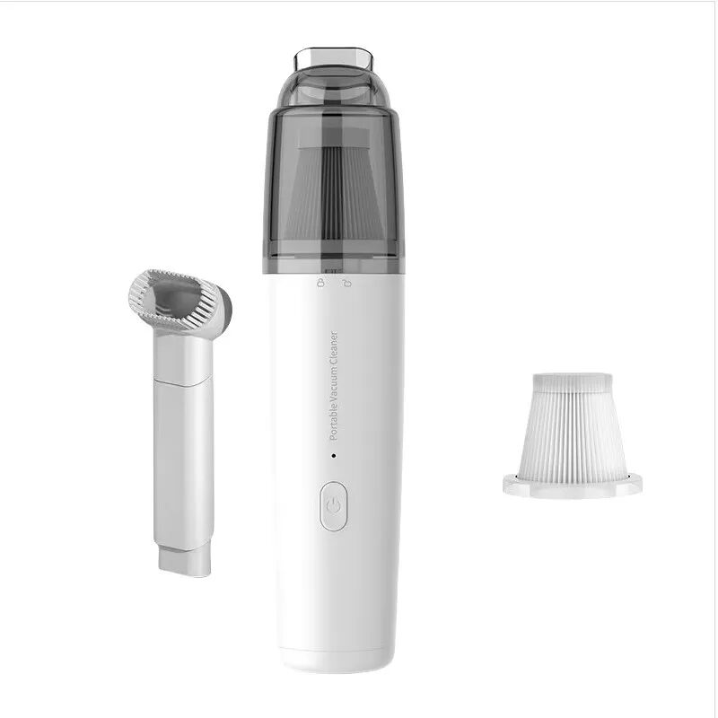 INF Aspirateur à main sans fil anti-acariens - Maille plastique blanche, rechargeable