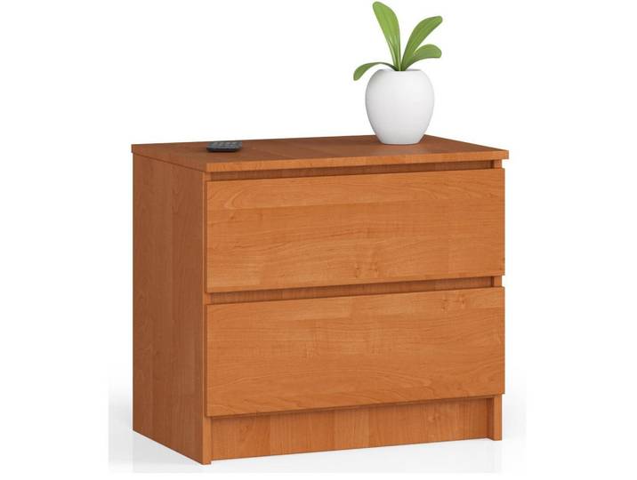 Raumhirsch Furniture Nachttisch, Sonoma Eiche, Rechteckig, 60x55x40 cm, Schlafzimmer, Nachtkästchen