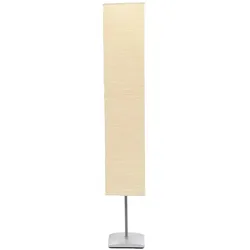 Helloshop26 - Elegante skandinavische Stehleuchte für das Wohnzimmer 22 x 22 x 135 cm gemütliche Atmosphäre beigefarbener Stahl 02_0046021