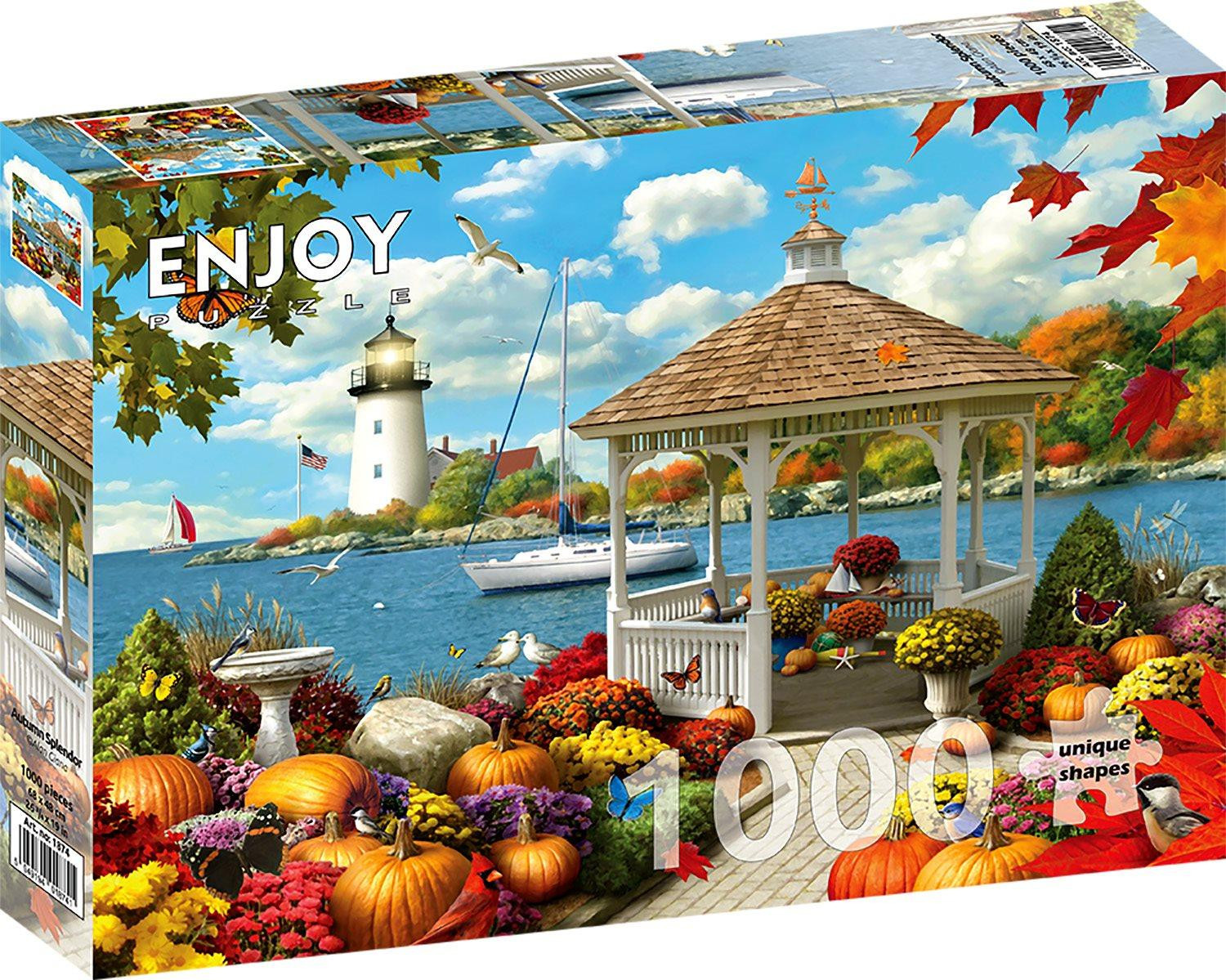 Herbst Splendor puzzel met 1000 stukjes van ENJOY Puzzle