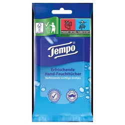 Tempo Handreinigungstücher Erfrischend 1-lagig