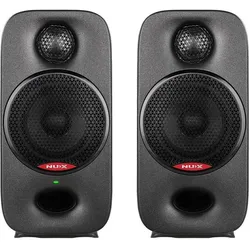 NUX Axon 3 Studio-Monitor-Set (Aktiv, Paar), Monitor Lautsprecher, Schwarz