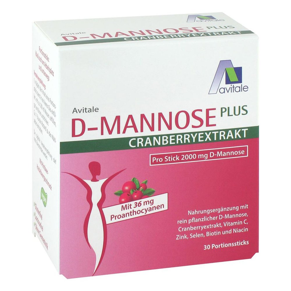 Avitale GmbH D-Mannose Plus Cranberryextrakt 2000mg Pulver Sticks 20789202
