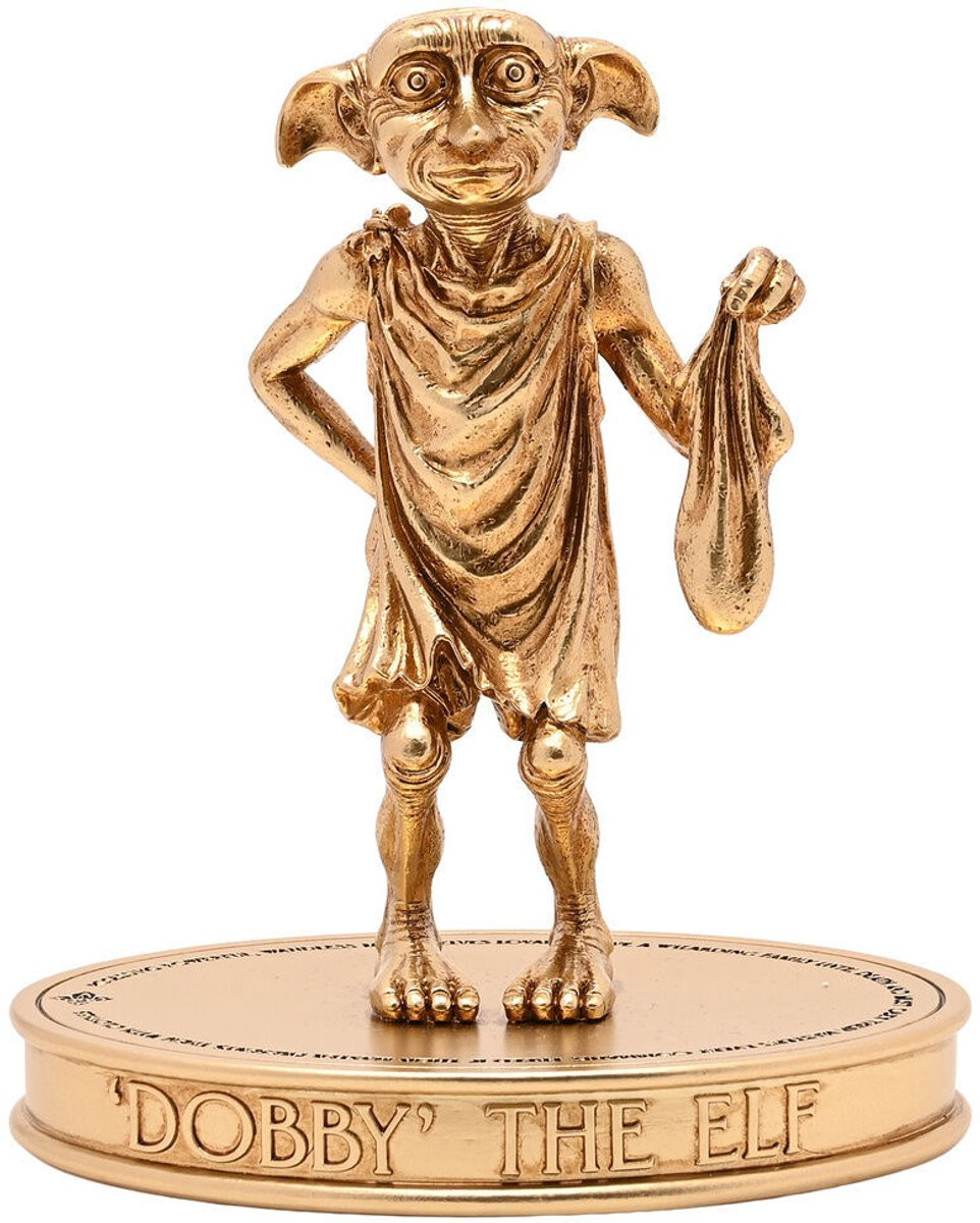 Widdop and Co Warner Bros Harry Potter Dobby Herbology figuur, goudkleurig verzamelstuk