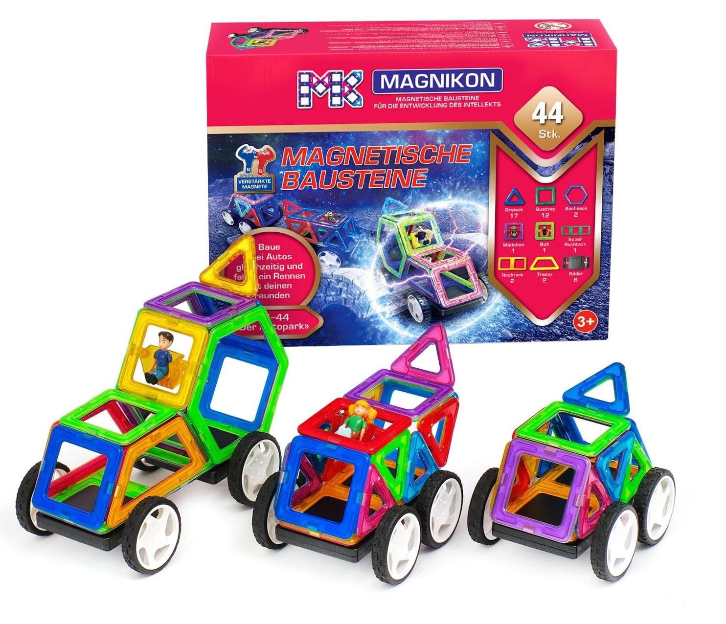 Magnetische Bouwblokken Set De Parkeerplaats