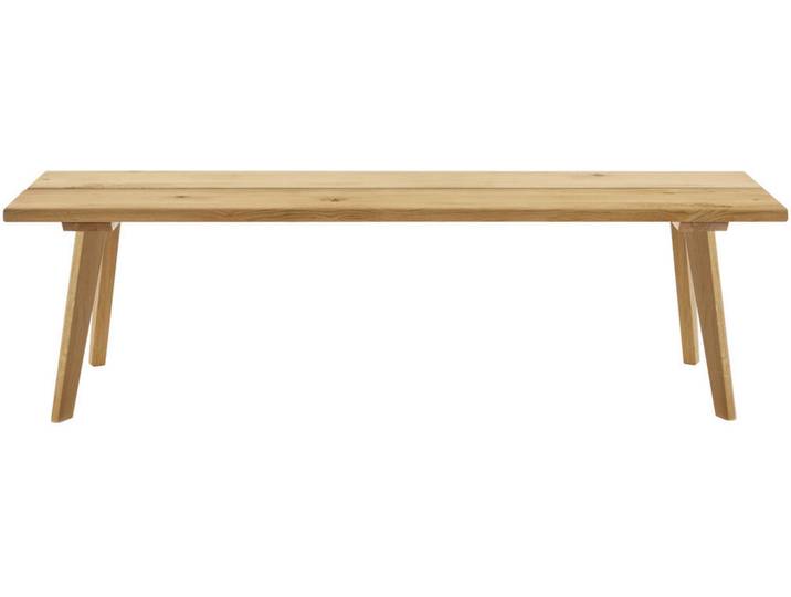 Hasena Sitzbank, Eiche, Holz, Eiche, massiv, 2-Sitzer, 140x38x37 cm, Esszimmer, Bänke, Sitzbänke