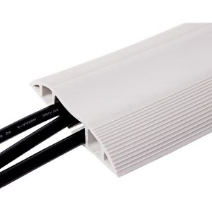Dataflex Kabelbrücke Addit 31.150, 3 Kanal, 150 cm x 8,3 cm, grau, Gummi