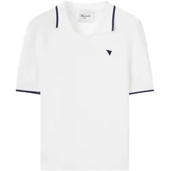 Macade Polo Vera Cropped, weiss