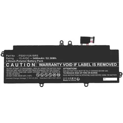 CoreParts Battery for Dynabook Notebook (3400 mAh), Notebook Akku, Schwarz