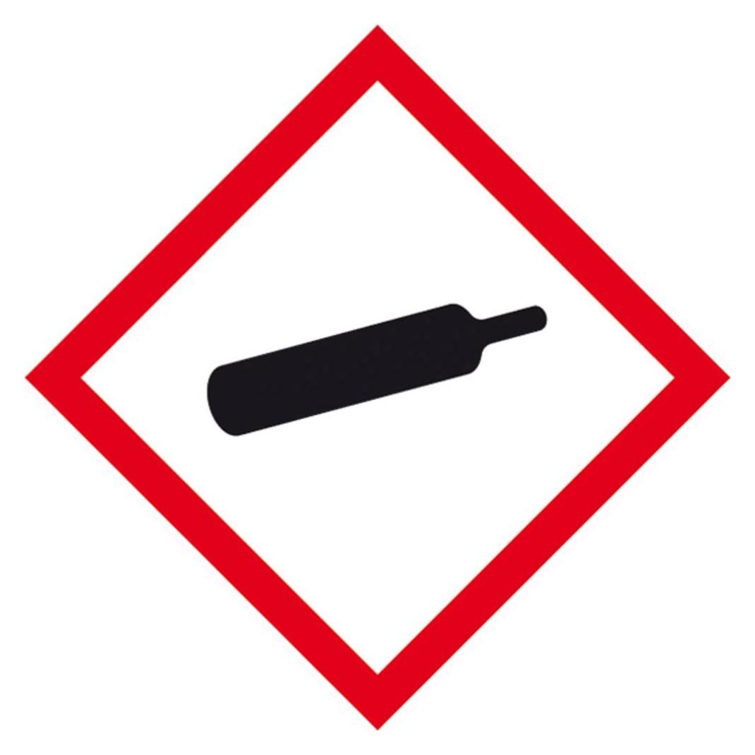Wolk 31.B1027 GHS-Gefahrenpiktogramm 04 Gasflasche Folie selbstklebend B x (31.B1027)