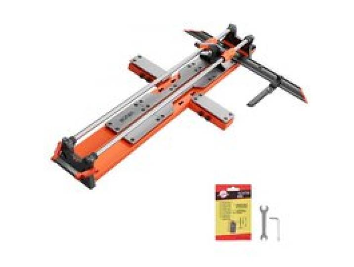 VEVOR Tegelsnijder 1200 mm, Tegelsnijmachine met verschuifbare snijkop en veerbelaste voet, hoekaanslag, wolfraamcarbide snijschijf, uitlijnhulp, voor keramische tegels