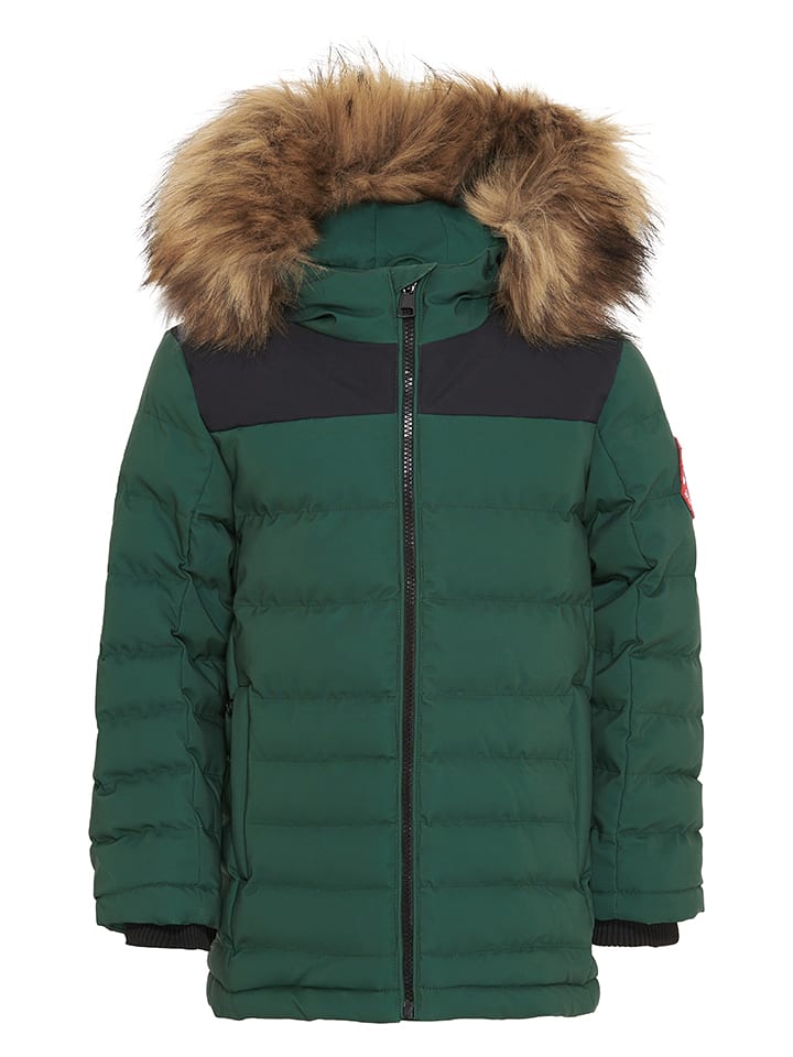 HULABALU Winterjacke "Pass" in Grün - 146/152