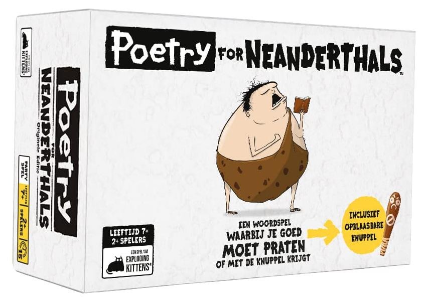 Asmodee Kaartspel Gedichten voor Neanderthalers Familie- en Feestspel