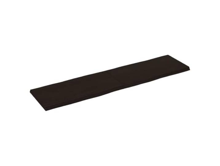 GKHPYURE Tischplatte Dunkelbraun 160 x 40 x (2-4) cm Eiche unbehandelt Massives Eichenholz, dunkles Finish, Scharnier-Design, lebhafter Rand, 2 lange Seitenkanten, Tragkraft 25,6 kg