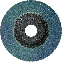 Lamellenschleifteller verox® Zirkokorund Körnung:ZK 40 115 mm / Baumwollgewebe