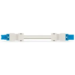 Wago 771-8982/006-102 konfektionierte Verbindungsleitung,Eca,Buchse Stecker,blau 7718982006102