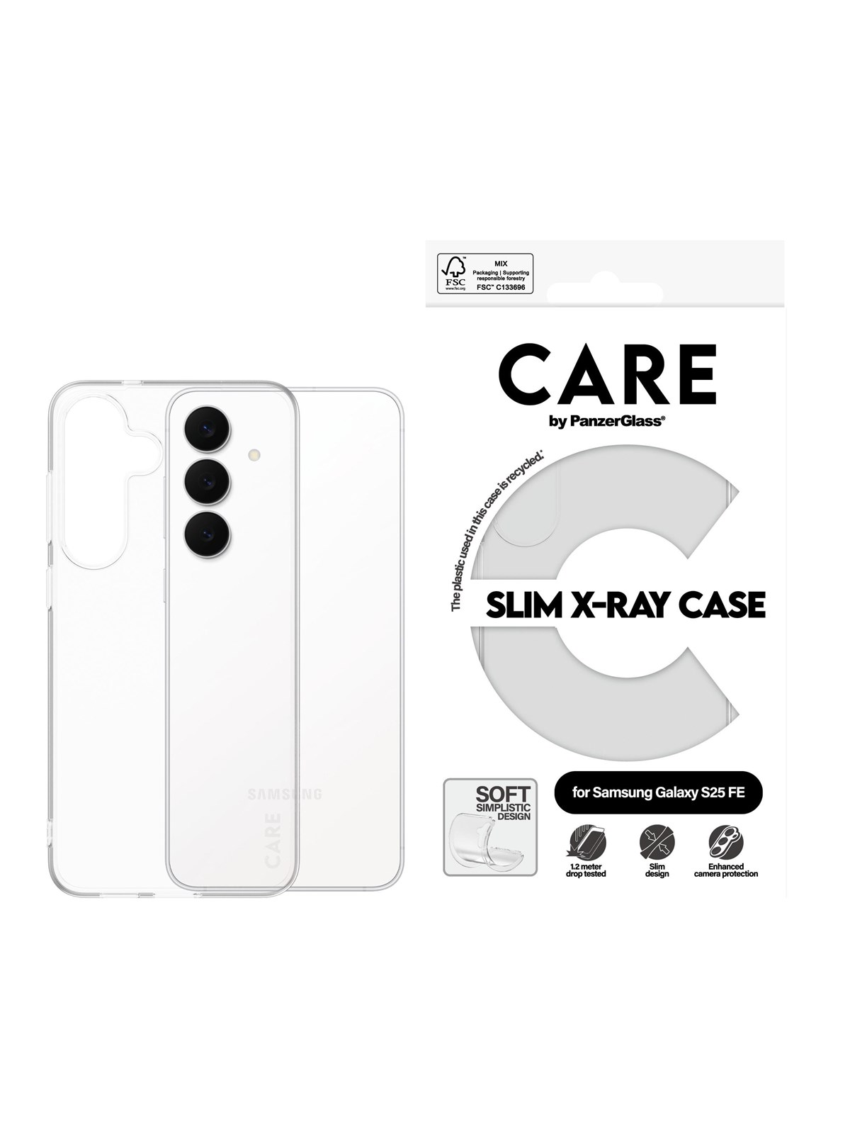 CARE by PanzerGlass X-Ray Case Samsung Galaxy S25 FE 5G