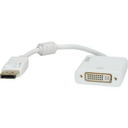 ROLINE 4K DisplayPort-DVI Adapter, DP Stecker-DVI Buchse 12.03.3136