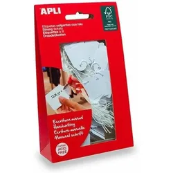 Apli agipa Warenanhänger - Kleinpackung, Maße: 22 x 35 mm, weiß