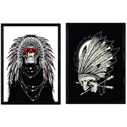 POSTER Set Mit 2 Chaman Flechas A4 Rahmenlos