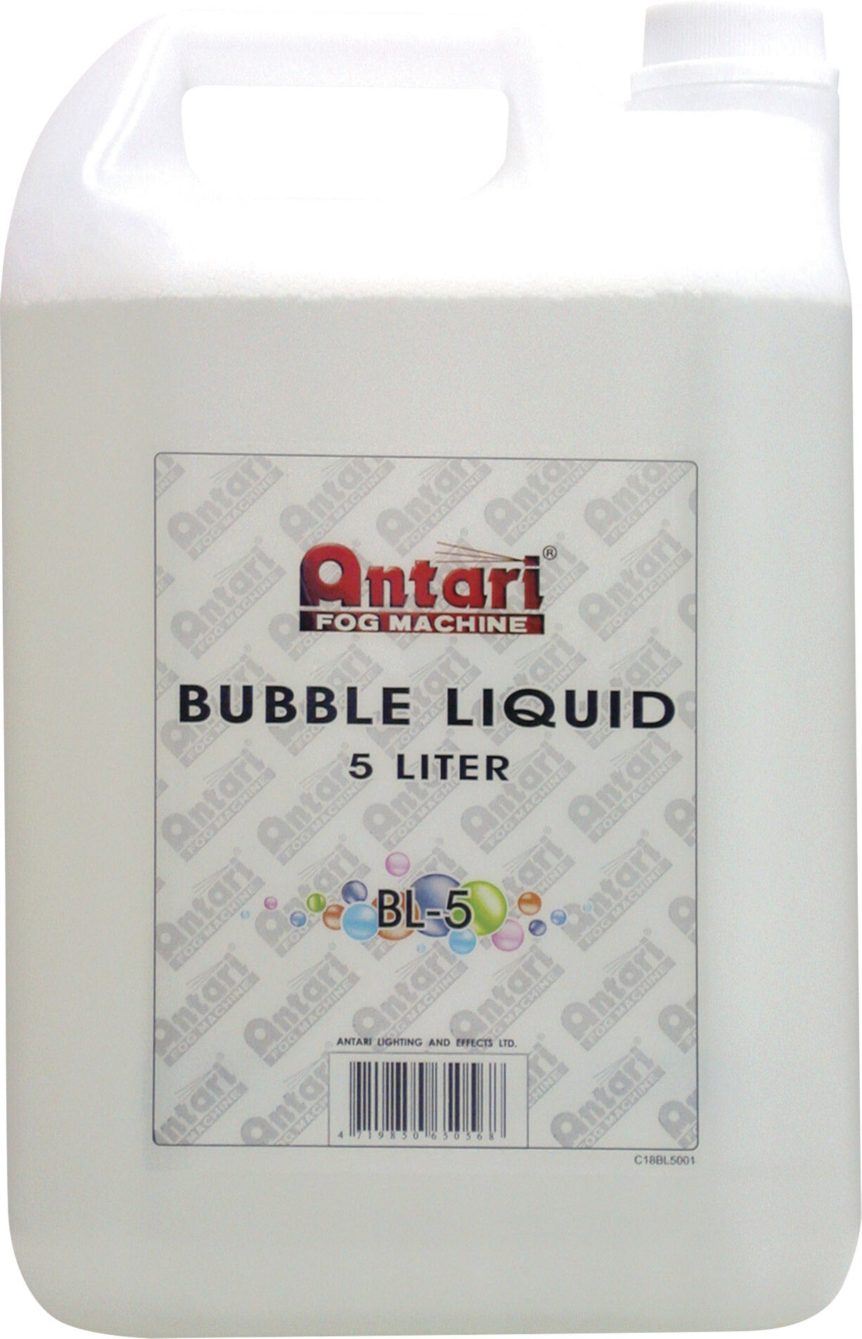 Antari Bl-5 - Seifenblasenflüssigkeit 5 Liter - Gebrauchsfertig