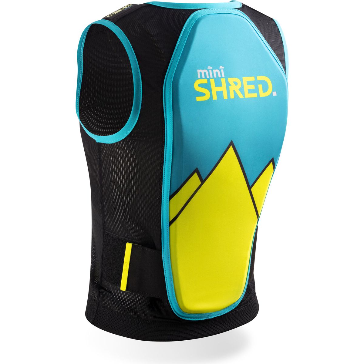 Shred Mini Back Protector Vest Zip (YELLOW) MINI S BPMVZP11-YELLOW-MINI S