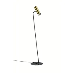 Baulmann Stehleuchte 24.129, GU10, Messing poliert / schwarz BAU-24.129.01