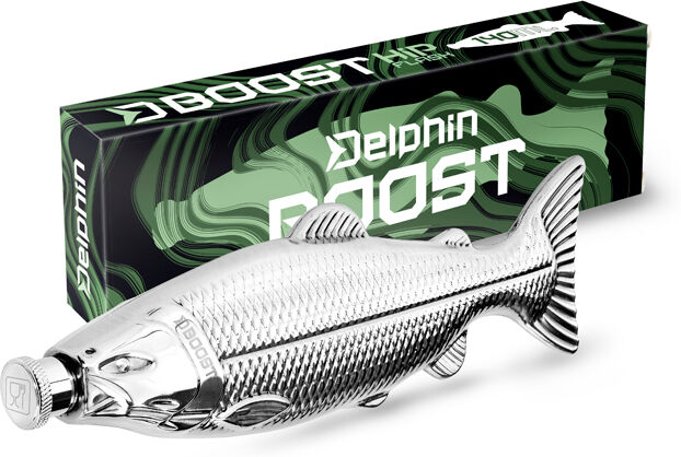 Flasque inox Delphin BOOST 140ml Beige, Gray 140ml