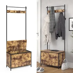Vicco Flurgarderobe Garderobenständer Fyrk Badgarderobe Sitzbank Aufbewahrung