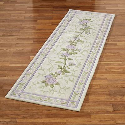Touch of Class "Lavender Bloom Rug Runner 2'6"" x 8', 2'6"" x 8', Lavender"