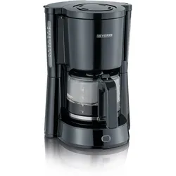 SEVERIN KA 4815 Kaffeeautomat, Glaskanne, 1000 W, 10 Tassen, schwarz