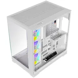 Krux Obudowa obudowa Atron White (ATX, mATX, Mini-ITX), PC Gehäuse, Weiss