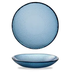 Churchill 6 x Glasschale organic 24,5cm ISLA GLASS ocean blue