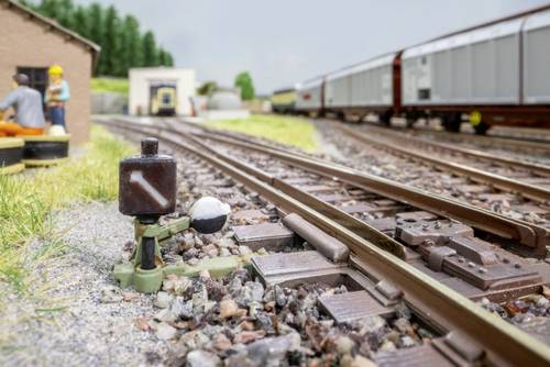 NOCH 13610 H0 Stellhebel mit Weichenlaterne links Zubehör