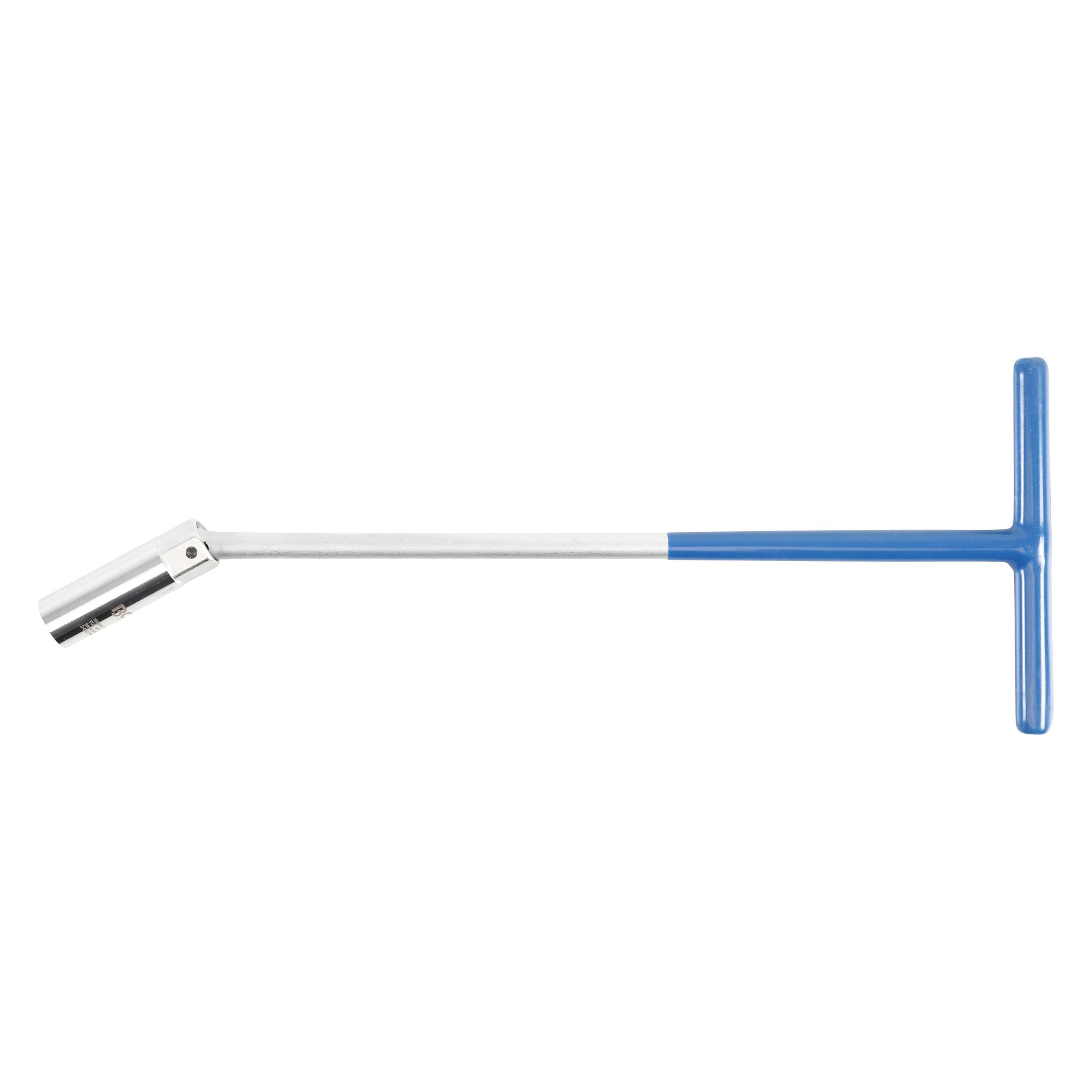 BGS Zündkerzenschlüssel mit T-Griff, Kugelgelenk SW 16 mm (22365965)