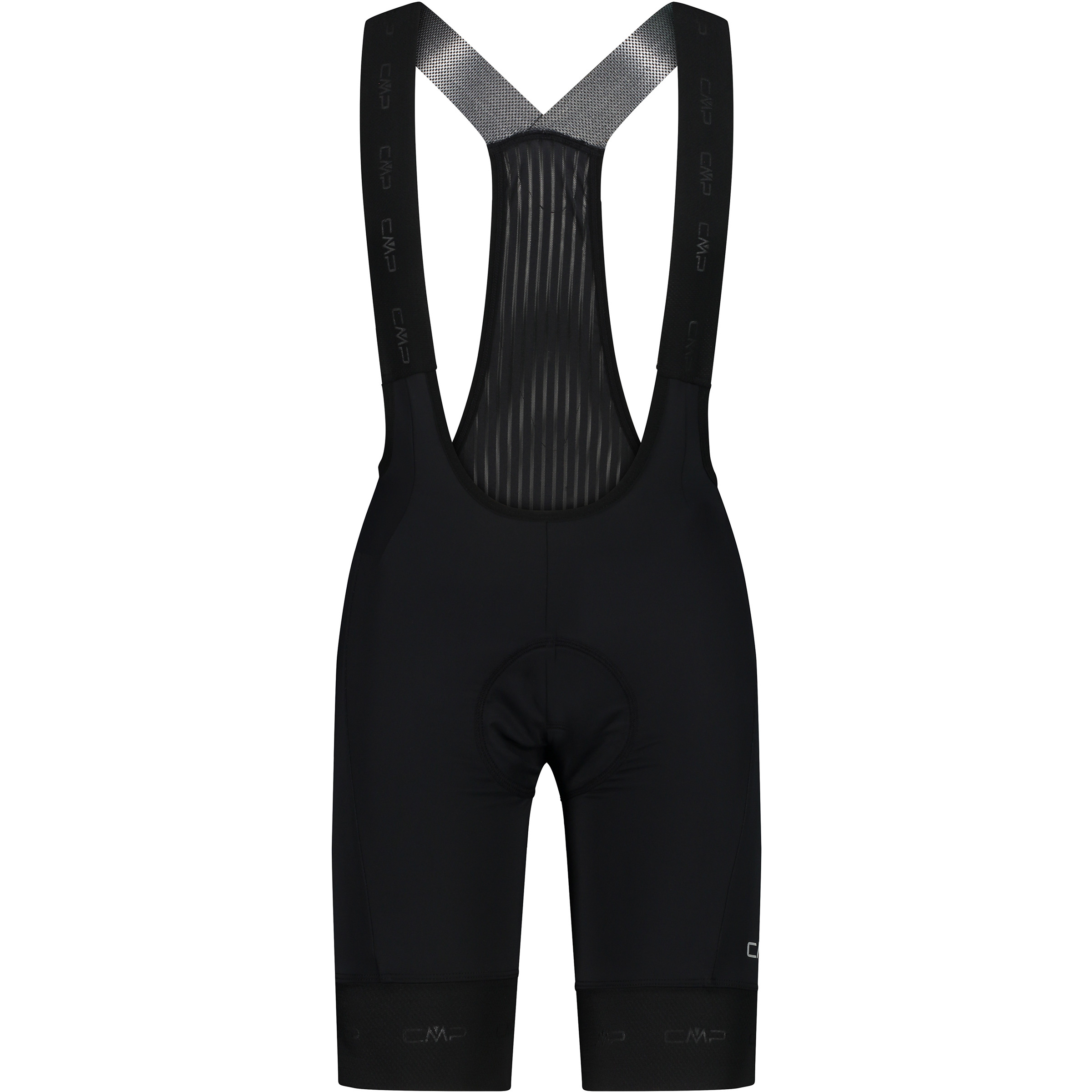 CMP Bike Bib kurz Damen Fahrradhose schwarz Größe XS Gravel | Rennrad Atmungsaktiv