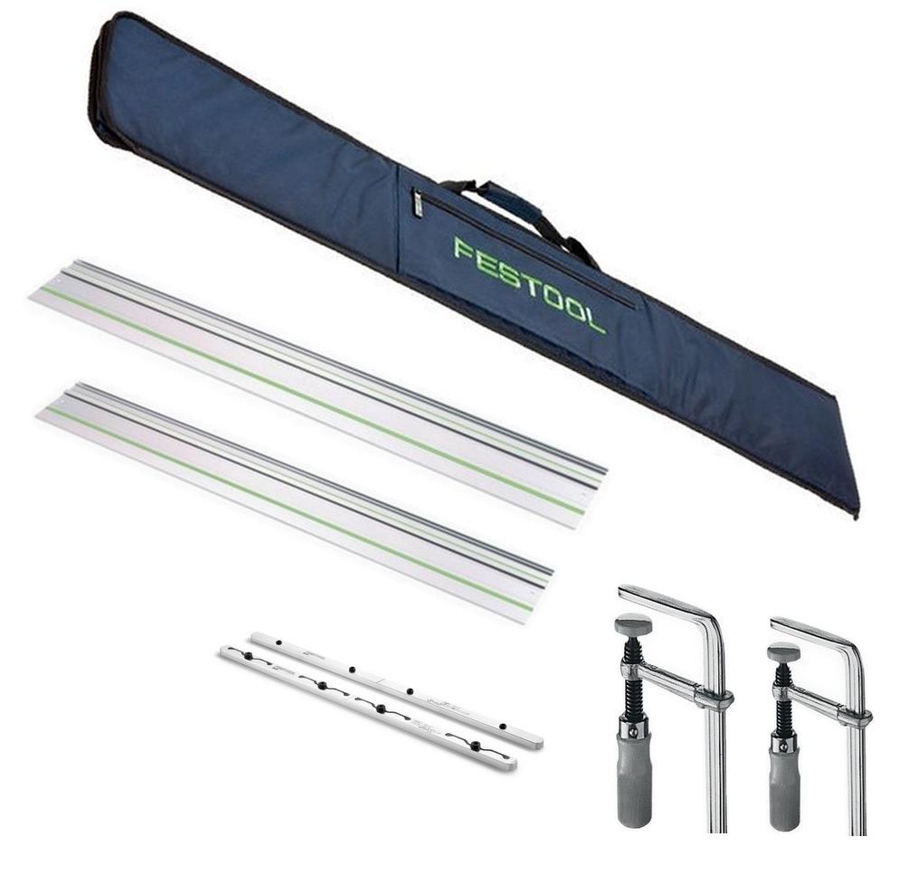 Festool Führungsschiene Tasche Set 2 Schienen Verbinder FSV/2 2 Zwingen