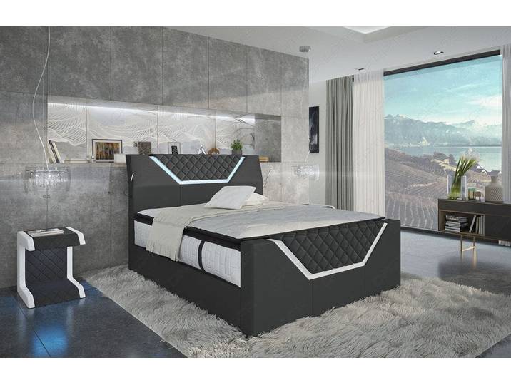 Boxspringbett Nantes Stoff