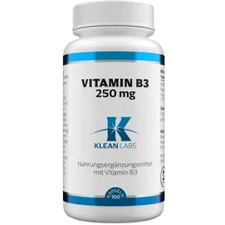Vitamin B3 250 Mg Klean Labs Kapseln 100 St