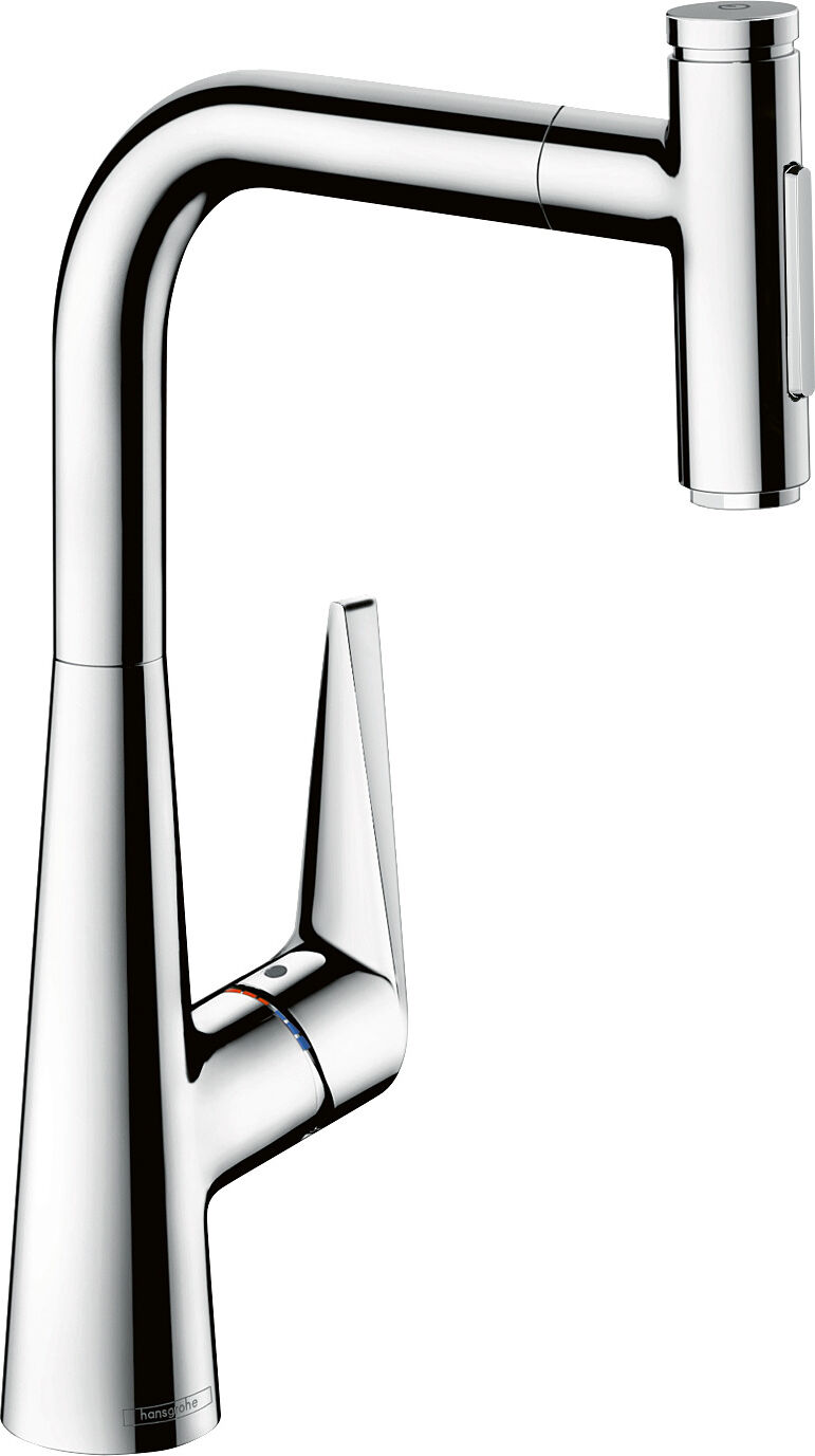 Hansgrohe Talis mitigeur de cuisine chromé , douchette extractible, 2jet