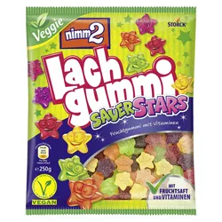 nimm2® Lachgummi Sauer Stars Fruchtgummi 250,0 g