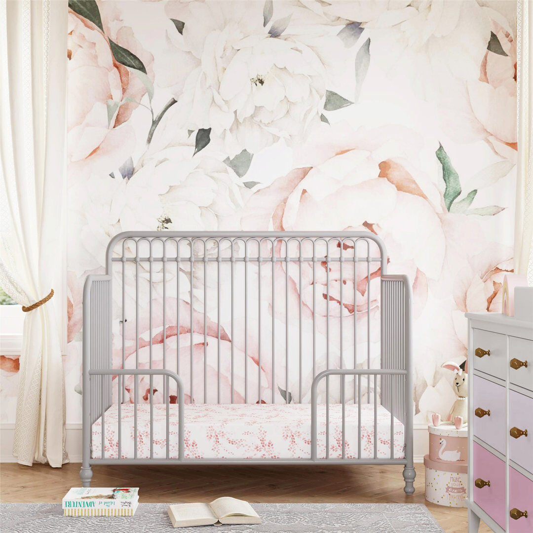 Harriet Bee Aida Cot Bed Grey Standard