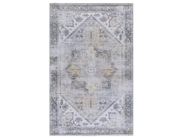 Tapis traditionnel en polyester beige/gris, 183 x 274 cm