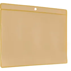 10 Palettenfußtaschen gelb, Hart-PVC, Weich-PVC