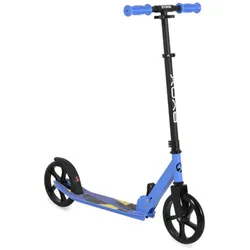 Kinderroller Storm, Höhe einstellbar, zusammenklappbar, PU Räder, ABEC-5, blau