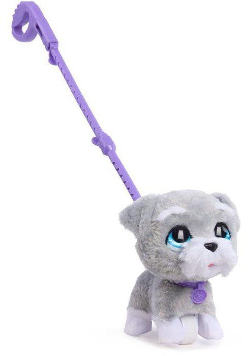 FurReal Friends Interactieve Pluchen Schnauzer Hond - Grote Wandelaar - 23 cm