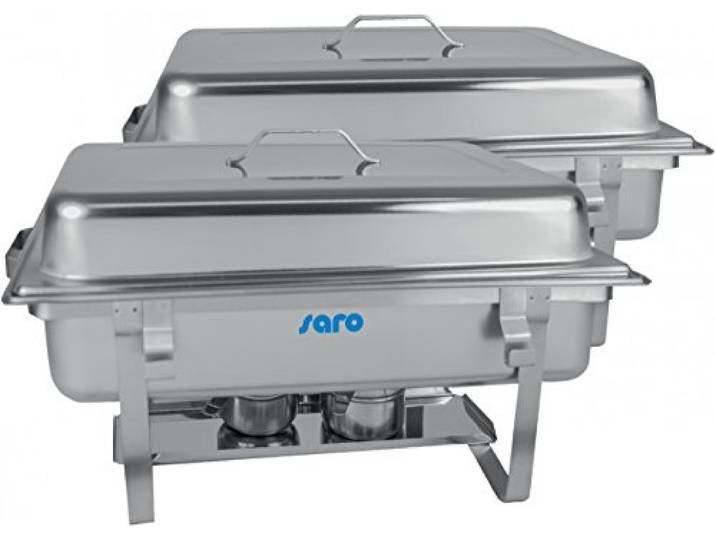 Saro 213-1018 Elena Chafing Dish Twin-Pack