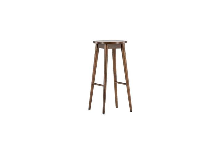 Barhocker 2er-Set Melba Mokka Massivholz