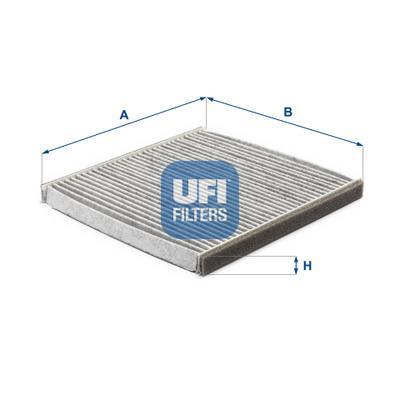 UFI Filter, Innenraumluft 54.117.00 für TOYOTA