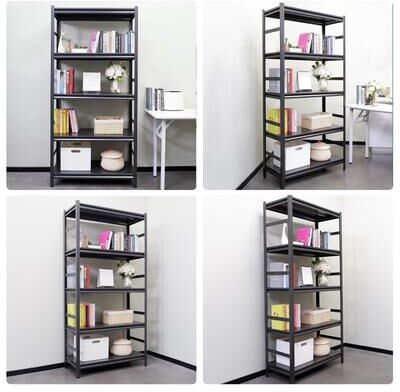 Clihome 5 Tier Storage Shelves Heavy Duty Metal Shelving, Storage Rack Kitchen Garage Shelf